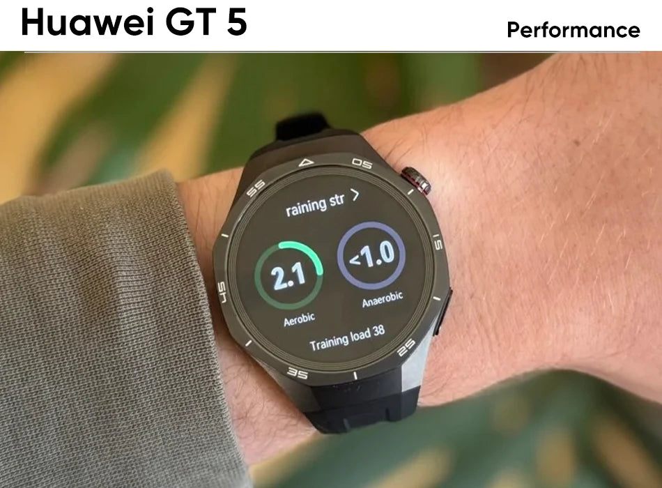 HUAWEI Watch GT 5 Smartwatch Global Version  Buit-in Map Replay Message compatible with iOS and Android 14 Days Battery Life