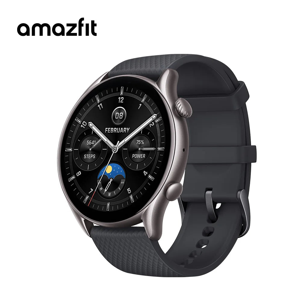 Original Amazfit GTR 4 New Smartwatch 46mm HD AMOLED Display Zepp OS 12-day Battery Life Man Watch