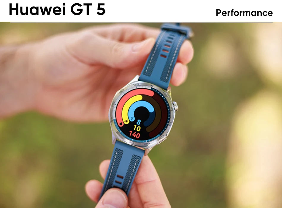 HUAWEI Watch GT 5 Smartwatch Global Version  Buit-in Map Replay Message compatible with iOS and Android 14 Days Battery Life