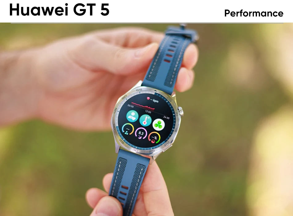 HUAWEI Watch GT 5 Smartwatch Global Version  Buit-in Map Replay Message compatible with iOS and Android 14 Days Battery Life