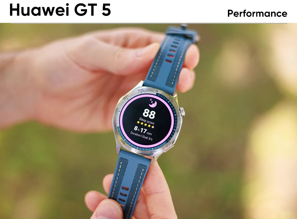 HUAWEI Watch GT 5 Smartwatch Global Version  Buit-in Map Replay Message compatible with iOS and Android 14 Days Battery Life